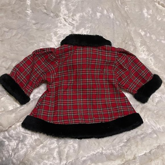 Bright Futures Red Plaid Christmas 3 months set - Picture 8 of 12
